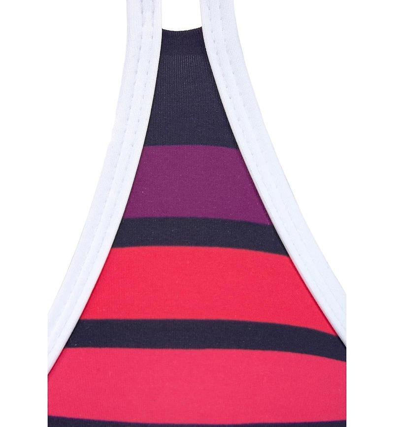 Lascana Women's Striped Triangle Bikini Swimsuit Top Bra Sizing