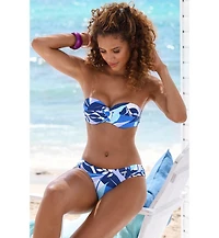 Lascana Women's Tropical Print Bikini Swimsuit Bottom