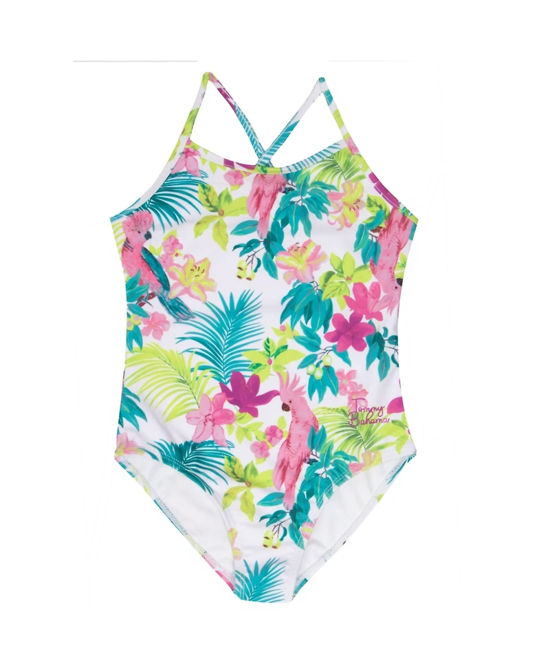 Tommy Bahama Big Girls Cover-Up and Swimsuit Set