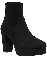 Anne Klein Womens Volt Platform Block Heel Dress Booties