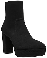 Anne Klein Womens Volt Platform Block Heel Dress Booties