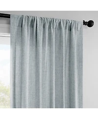 Half Price Drapes FarmTown Faux Linen Sheer Curtain Pair (2 Panels