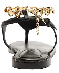 Schutz Women Lys Round Toe Flat Sandals