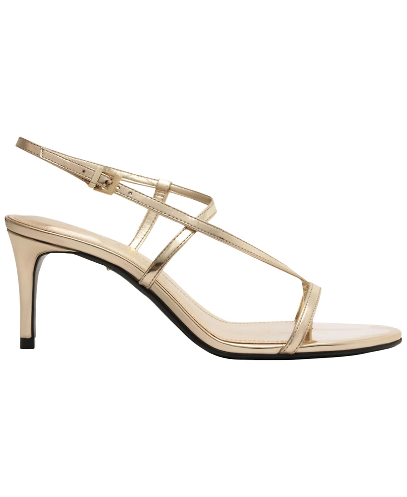 Schutz Women Azure Mid Stiletto Heel Dress Sandals