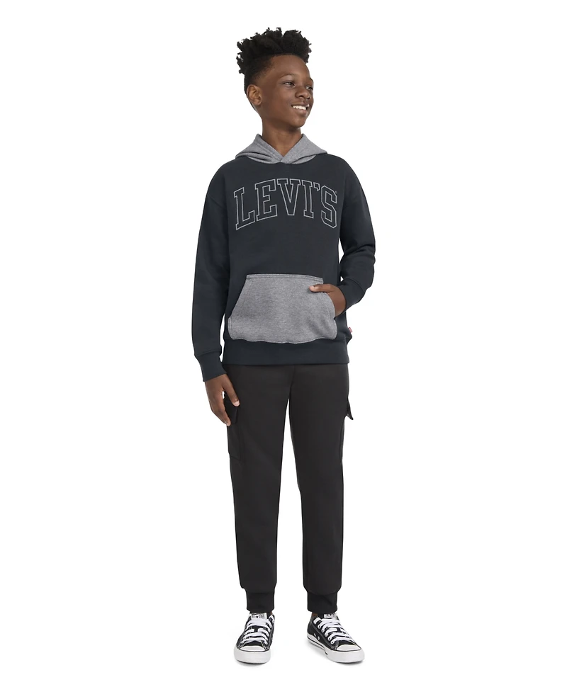 Levi's Boys 8-20 Classic Color Blocked Pull-On Hoodie