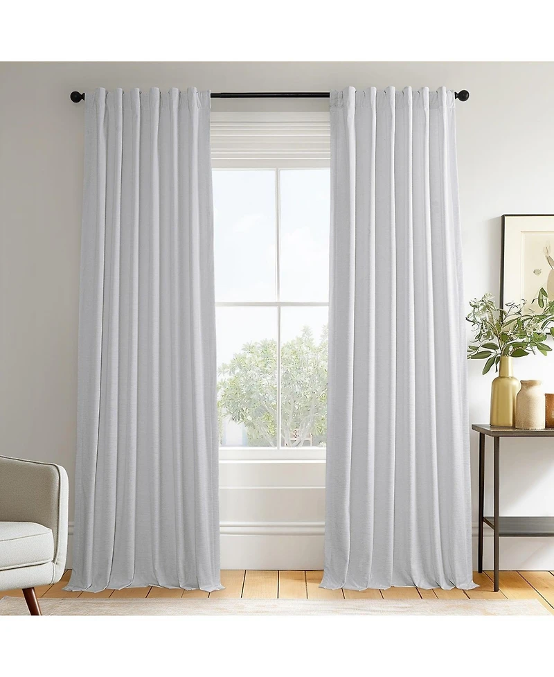 Half Price Drapes Ravello Burnout Velvet Room Darkening Curtain