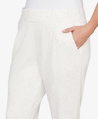 Ruby Rd. Plus Ultra Soft Knit Cuffed Ankle Pants