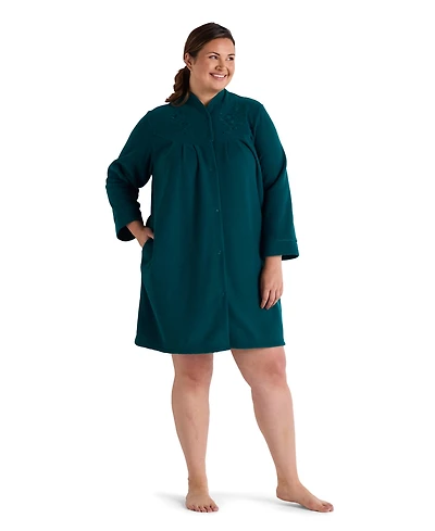 Miss Elaine Plus Long-Sleeves Short Robe