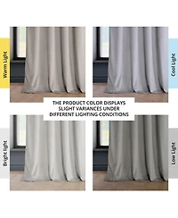 Half Price Drapes Grommet Heritage Plush Velvet Room Darkening Curtain