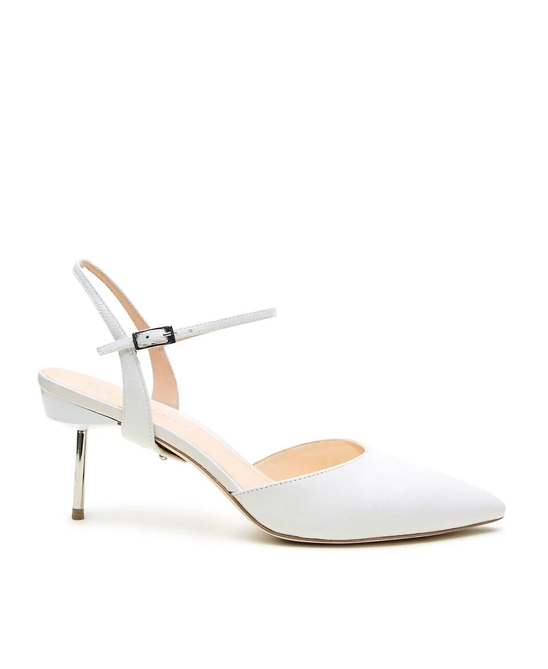 Alterre Women's Amal Customizable Bridal White Stiletto