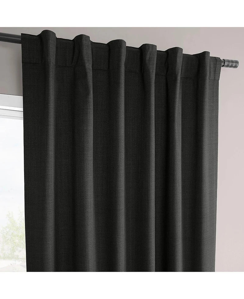 Half Price Drapes Vienna Basic Solid Curtains (2 Panel) Blackout For Bedroom & Living Room