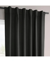 Half Price Drapes Vienna Basic Solid Curtains (2 Panel) Blackout For Bedroom & Living Room