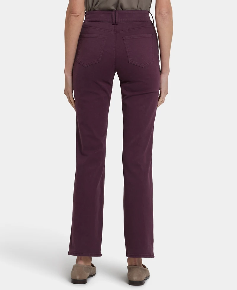 Nydj Women's Marilyn Straight Wide Waistband Jeans