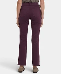 Nydj Women's Marilyn Straight Wide Waistband Jeans