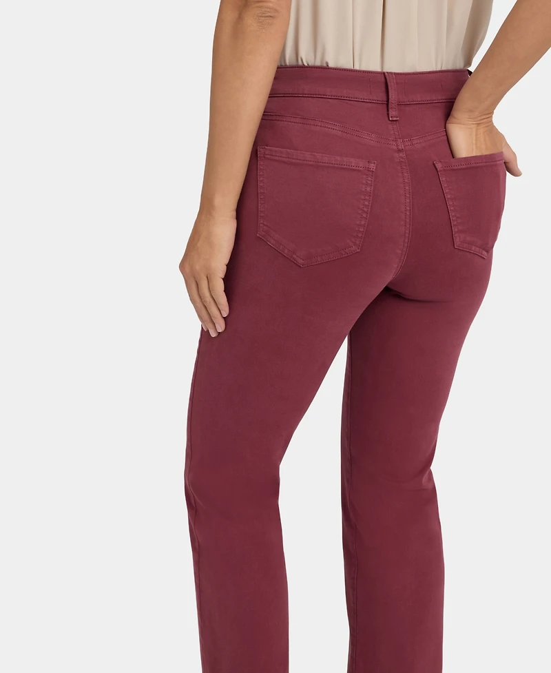 Nydj Women's High Rise Marilyn Straight Jeans