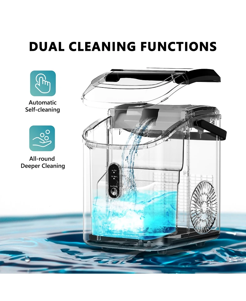 Euhomy 34lbs/day Ice Maker Machine