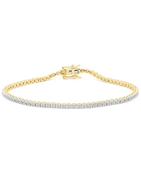 Forever Grown Diamonds Lab-Grown Diamond Bracelet (1 ct. t.w.) Sterling Silver (also 14k Gold Plated Silver)