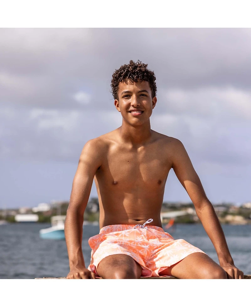 Snapper Rock Big Boys Cali Palms Recycled Swim Short