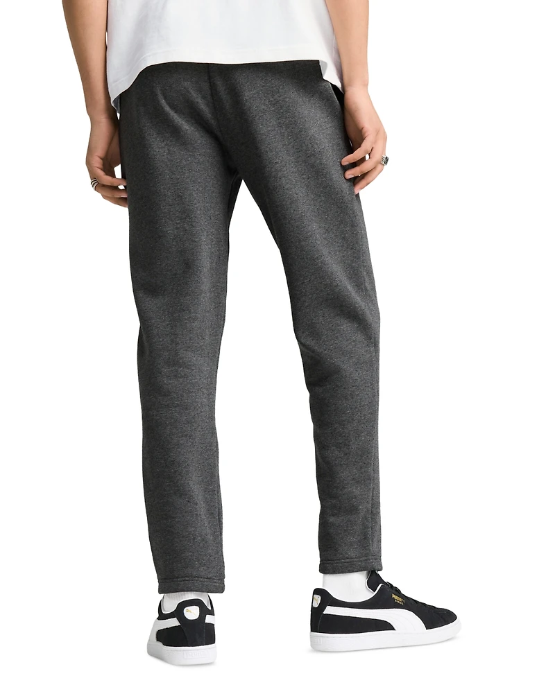 Puma Men's Logo Fleece Open Bottom Regular-Fit Sweatpants
