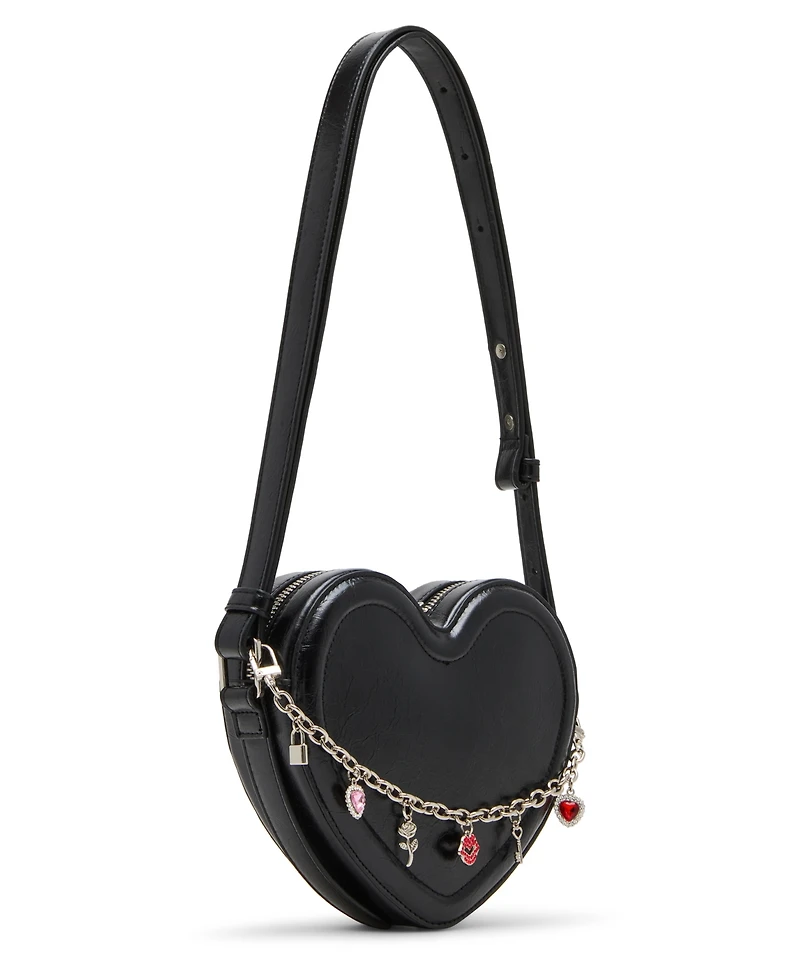 Madden Girl Fran Heart Crossbody Bag