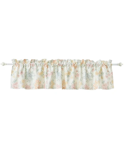 Greenland Home Fashions Chloe Light Filtering Semi Sheer 3" Rod Pocket Window Valance 84" x 16" Pastel