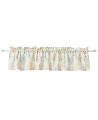 Greenland Home Fashions Chloe Light Filtering Semi Sheer 3" Rod Pocket Window Valance 84" x 16" Pastel