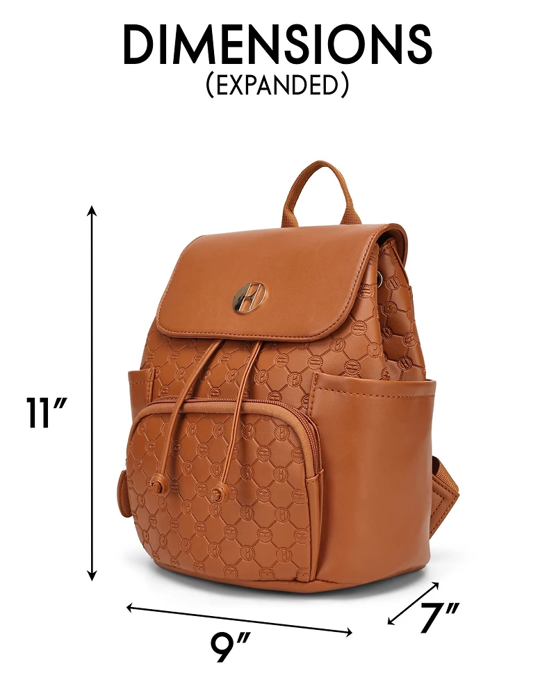 Elle Compass 11" Monogram Mini Backpack