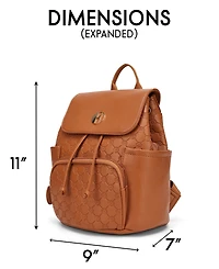 Elle Compass 11" Monogram Mini Backpack
