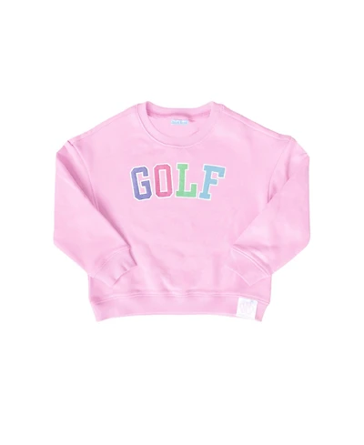 Bits & Bows Little Girls Little/Big Golf Sweatshirt
