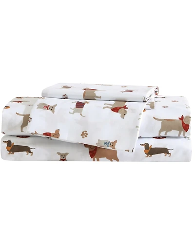 Eddie Bauer Buddy And Friends Microfiber 4-Pc. Sheet Set, Queen
