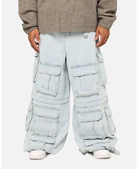 Loiter Men's Rave Multi Cargo Denim Jeans