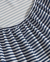 Eddie Bauer Vivid Stripe Microfiber -Pc. Sheet Set