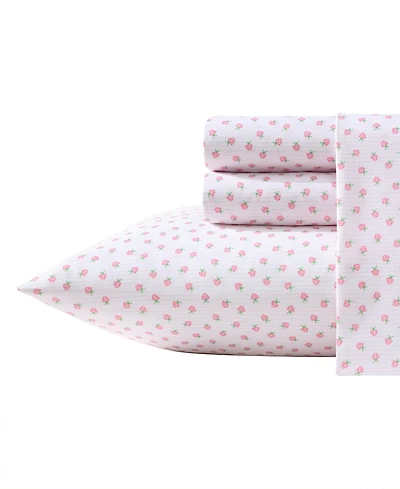 Laura Ashley Sweet Lady Bugs Microfiber 4-Pc. Sheet Set