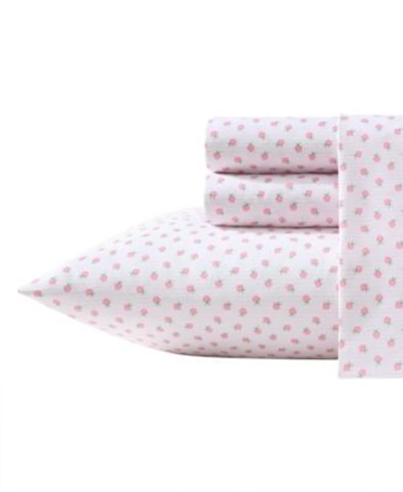 Laura Ashley Sweet Lady Bugs Microfiber Sheet Sets
