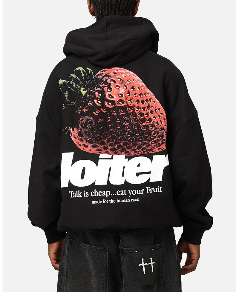 Loiter Men's Strawberry Graphic Hoodie