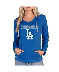 Concepts Sport Women's Royal Los Angeles Dodgers Mainstream Terry Long Sleeve Hoodie