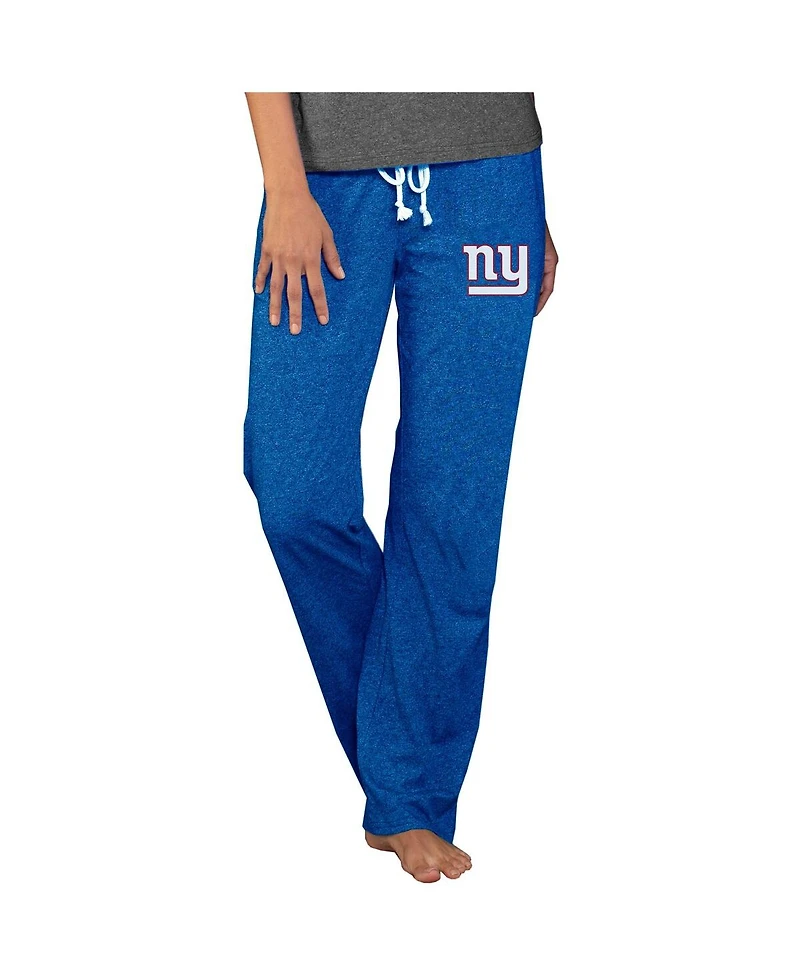 Concepts Sport Women's Royal New York Giants Quest Knit Lightweight Lounge Pants