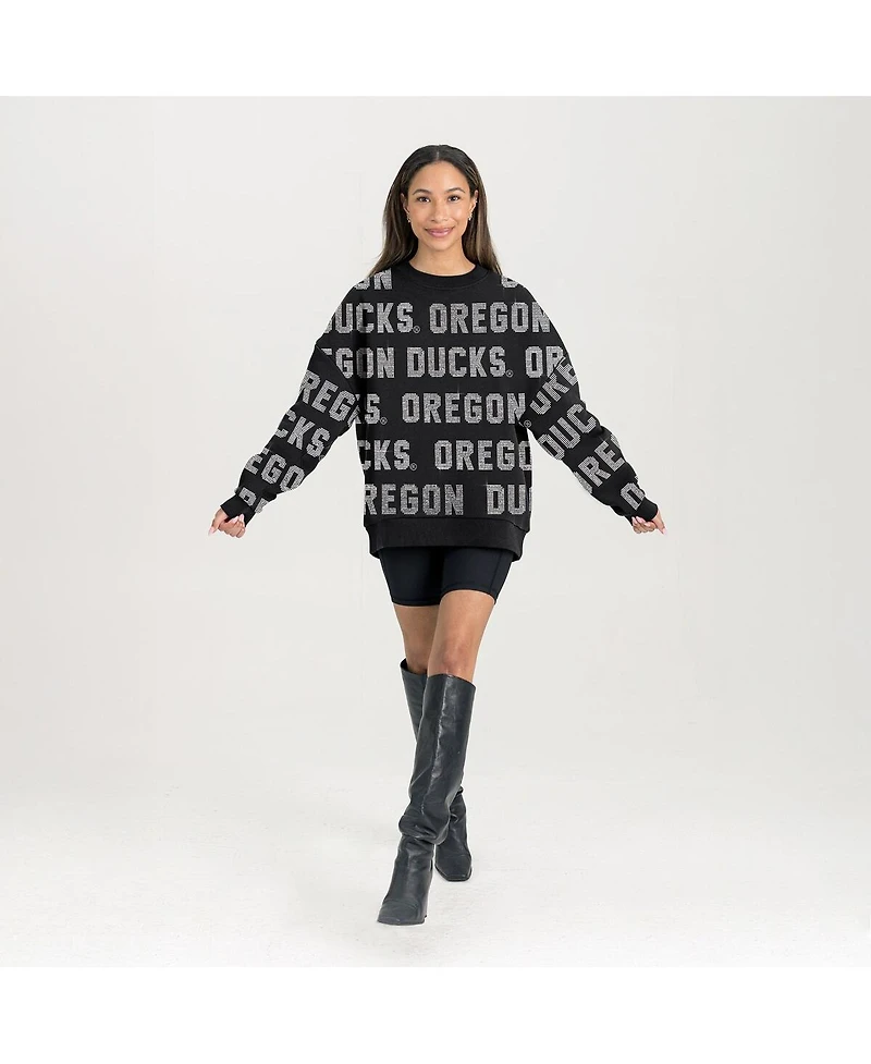 Gameday Couture Women's Black Oregon Ducks Hype Era Sweatshirt