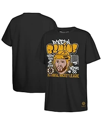 Mitchell & Ness Big Boys and Girls David Pasternak Black Boston Bruins Caricature T-Shirt