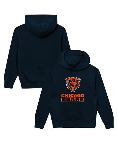 Outerstuff Toddler Navy Chicago Bears Back to Basics Hoodie
