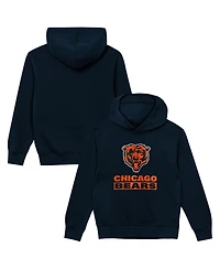Outerstuff Toddler Navy Chicago Bears Back to Basics Hoodie
