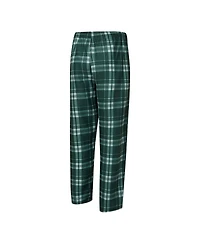 Concepts Sport Men's 2-Piece Green/Gray New York Jets Regulate Long Sleeve T-Shirt and Plaid Pant Set
