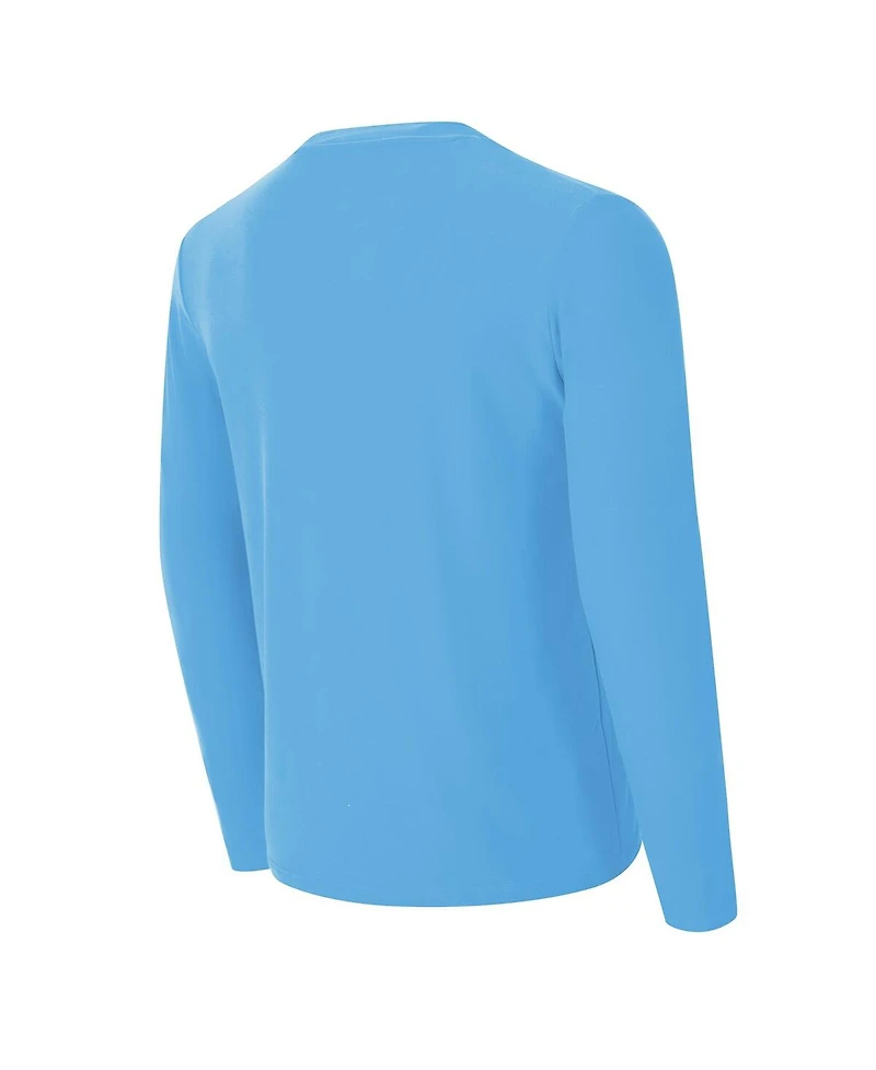 Concepts Sport Men's 2-Piece Light Blue Tennessee Titans Chestnut Long Sleeve Top and Pants Set