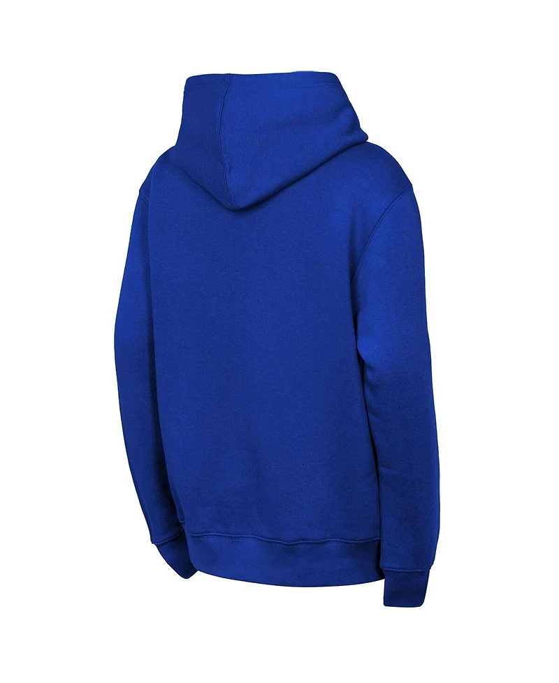 Outerstuff Big Boys and Girls Royal New York Giants Back to Basics Hoodie