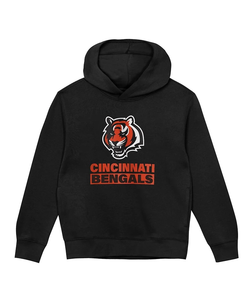 Outerstuff Preschool Black Cincinnati Bengals Back to Basics Hoodie