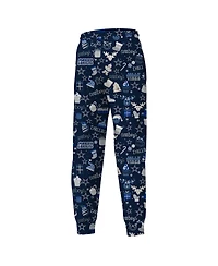 Outerstuff Big Boys and Girls Navy Dallas Cowboys Chestnut Holiday Sleep Set