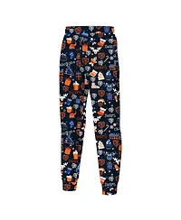 Outerstuff Big Boys and Girls Navy Chicago Bears Chestnut Holiday Sleep Set