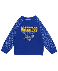 Outerstuff Toddler 2-Piece Royal Golden State Warriors Nothing But Net Fleece Sweatshirt and Pants Set