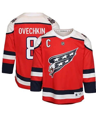 Outerstuff Big Boys and Girls Alexander Ovechkin Red Washington Capitals Alternate Replica Player Jersey