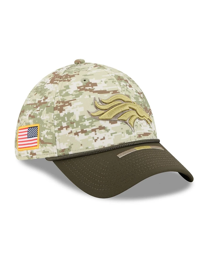 New Era Men's Camo Denver Broncos 2025 Salute to Service 39THIRTY Flex Hat